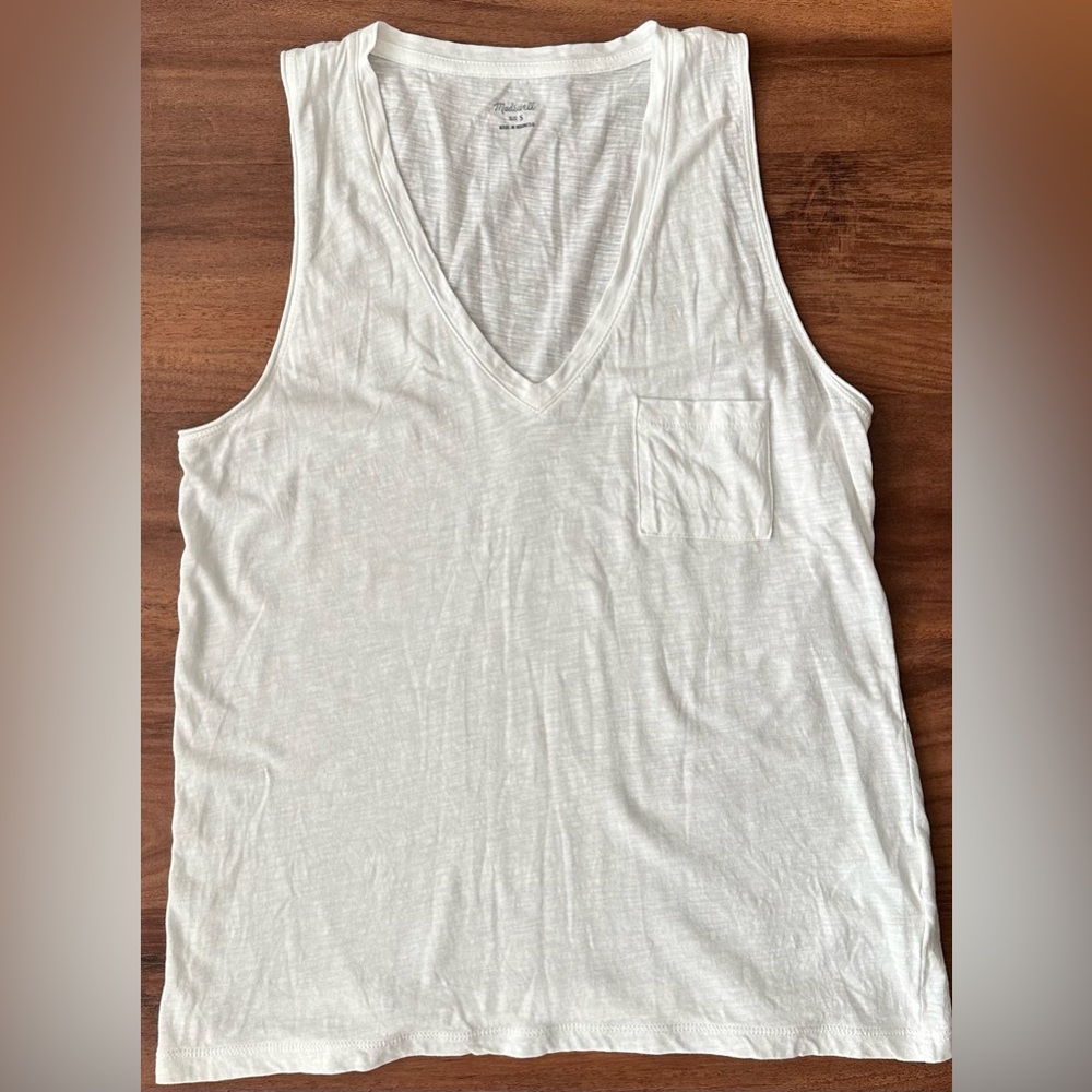 Madewell White Top, Small